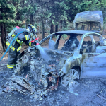 PICHILEMU: INCENDIO DE VEHICULO EN RUTA 90